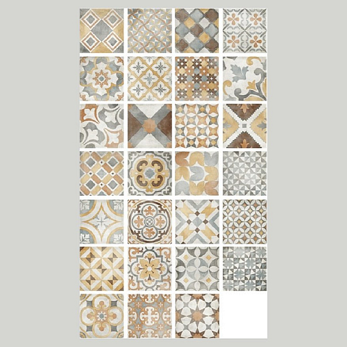 Плитка для подставки фуршетной 20*20 см. Gres Alfama Abert (подставка 73501,73500,73502,73503)/1/