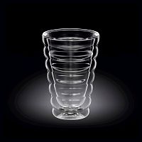 Стакан 400 мл. d=90 мм. h=160 мм. с двойными стенками Термостекло Wilmax /1/48/