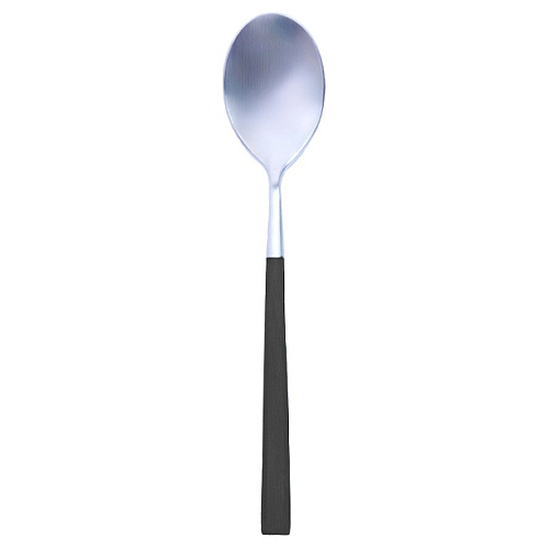 Ложка чайная Хайв 18/10 кованая 15,0 см. ручка пластик черная Pinti /12/