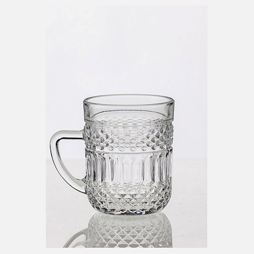 Кружка 250 мл. d=75 мм. h=93 мм. с гранями /1/