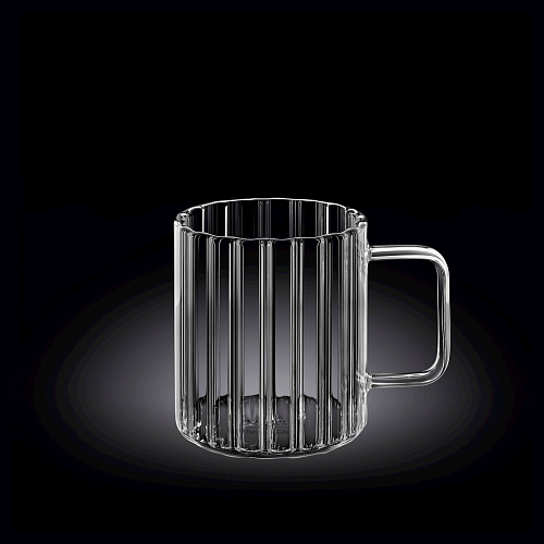 Кружка 400 мл. d=80 мм. h=95 мм. Термостекло Wilmax /6/54/