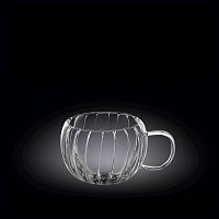 Кружка 250 мл. d=90 мм. h=70 мм. с двойными стенками Термостекло Wilmax /1/96/