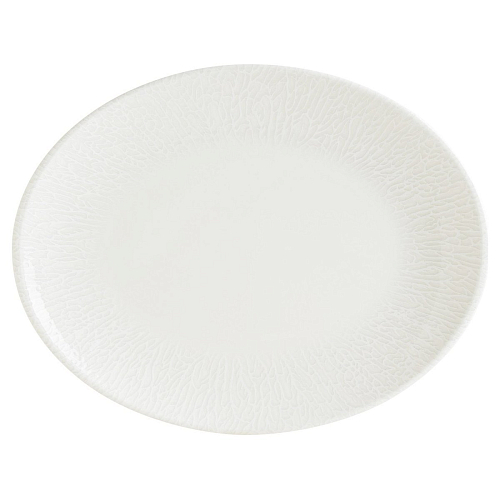 Блюдо овальное 310*240 мм. Белый Редикс, форма Мув Bonna /1/6/582/ ОСЕНЬ
