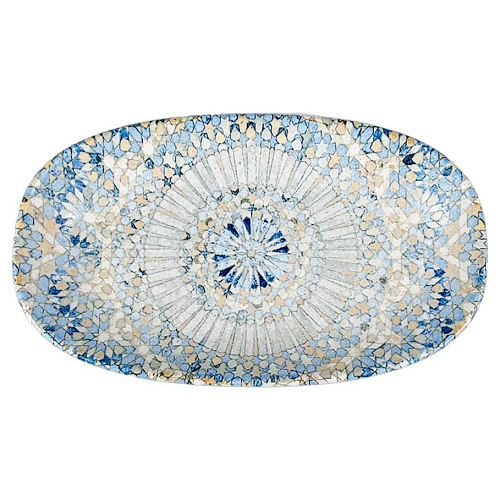 Блюдо овальное 240*140 мм. Мозаик, форма Гурмэ Bonna /1/12/1164/