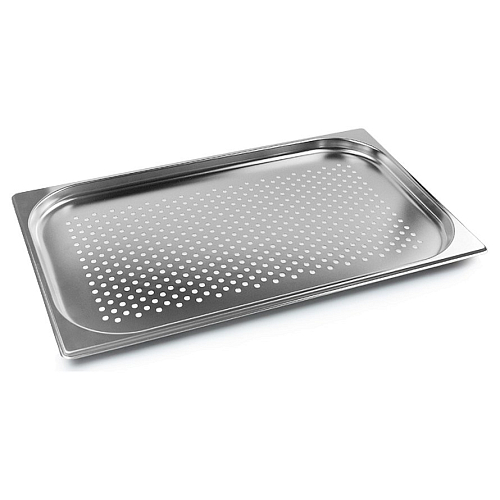 Гастроемкость 1/1 h=20 мм. 2,5 л. нерж. перфорированная d=6 мм. MGsteel /1/6/