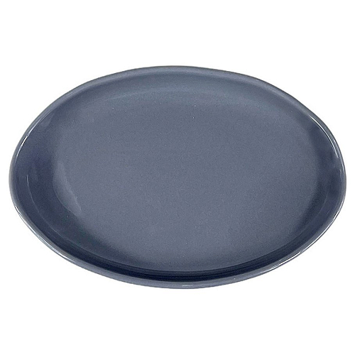 Блюдо овальное 240*160 мм. Серый, форма Крафт волнистый край Bonna /1/6/