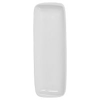 Блюдо прямоугольное 300*120 мм. Белый, форма Мув Bonna /1/6/ ОСЕНЬ