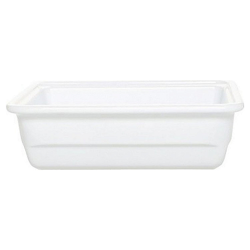 Гастроемкость 1/2 h=100 мм. 4,6 л. белая керам Emile Henry /1/2/140/