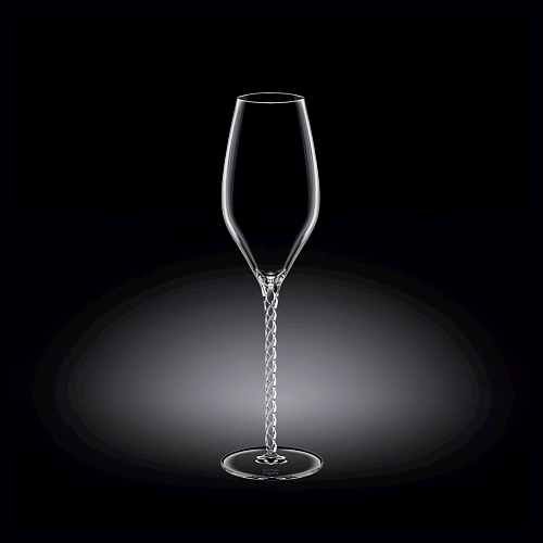 Бокал-флюте 300 мл. d=48 мм. h=280 мм. хрустальное стекло Джулия Wilmax /2/24/