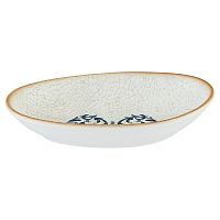 Блюдо овальное 120*80 мм. Виенто, форма Ваго волнистый край Bonna /1/12/ ОСЕНЬ