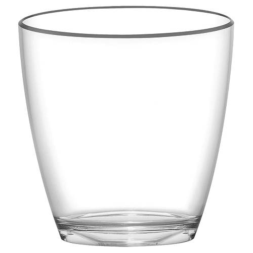 Ведро для шампанского 3,7 л. пластиковое 220*160/137*110 мм. h=235 мм. для 1-й бутылки, прозрачное Abert /1/6/