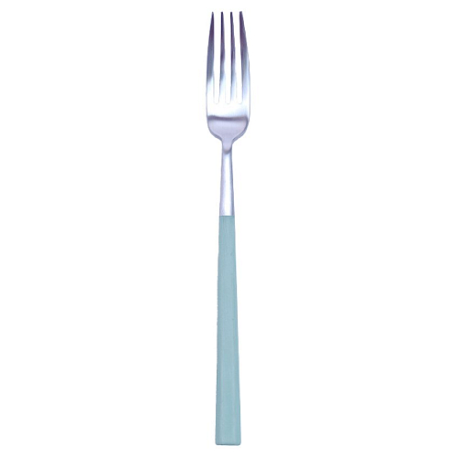 Вилка столовая Хайв 18/10 кованая 21,0 см. ручка пластик салатовая Pinti /12/