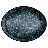 Блюдо овальное 360*280 мм. Сепия, форма Мув Bonna /1/12/