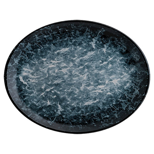 Блюдо овальное 360*280 мм. Сепия, форма Мув Bonna /1/12/