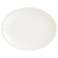 Блюдо овальное 200*160 мм. Белый, форма Мув Bonna /1/12/ ОСЕНЬ