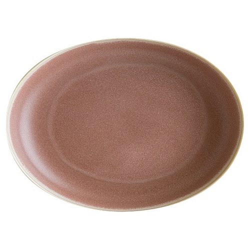 Блюдо овальное 370*240 мм. 2880 мл. с бортом Пинк, форма Потт Bonna /1/6/