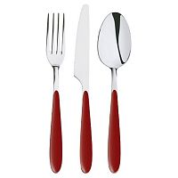 Вилка столовая Мастер 18/0 2 мм 19,5 см. красный Abert /12/