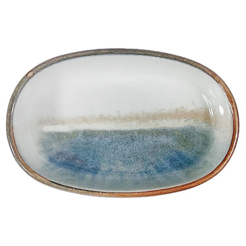 Блюдо овальное 100*65 мм. Фиум, форма Хюгге Bonna /1/12/5856/ ОСЕНЬ