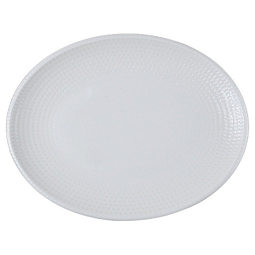 Блюдо овальное 250*190 мм. Белый Пьюре Дот, форма Мув Bonna /1/12/756/