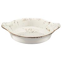 Блюдо для подачи 210*170 мм. овальное с ушками Грейн, форма Оптива Bonna /1/12/