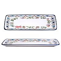 Блюдо прямоугольное 480*160 мм. Спринг, форма Мув Bonna /1/6/366/