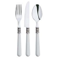 Вилка столовая Майя 18/0 1,2 мм 20,2 см. слоновая кость Abert /12/