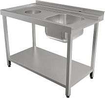 Стол для посудомоечной машины входной КОБОР СПМ/4-120/70/П