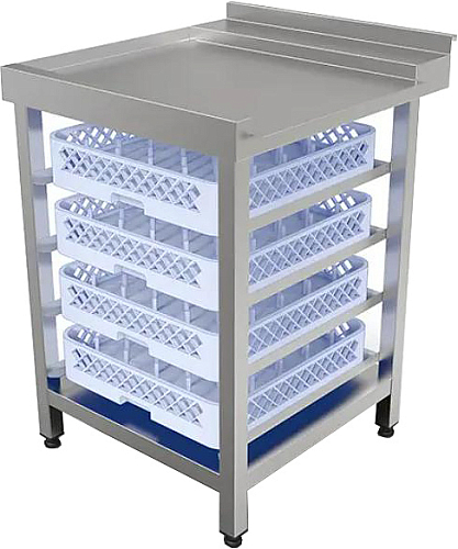 Стол для посудомоечной машины выходной КОБОР СПМ/3-60/70/Л