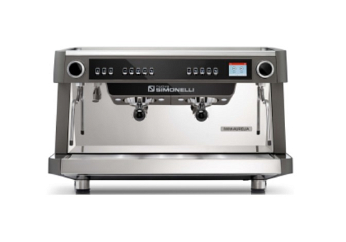 Кофемашина рожковая автоматическая Nuova Simonelli Nuova Aurelia MP 2Gr 220V Metallic grey+high groups+Autopurge+ E-milk technology