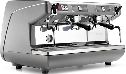 Кофемашина рожковая полуавтоматическая Nuova Simonelli Appia Life 2gr S 220V metallic grey+high groups+economizer