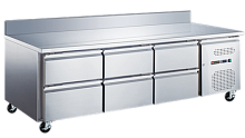 Стол холодильный TATRA TRTGND6 TN SB с бортом