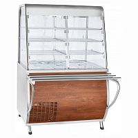 Прилавок для холодных закусок Abat ПВВ(Н)-70Т-С-НШ кашированный