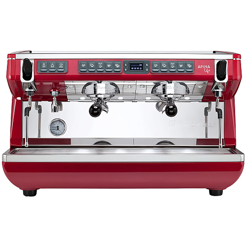 Кофемашина рожковая автоматическая Nuova Simonelli Appia LIFE 2gr Timer 220V red+high groups+economizer