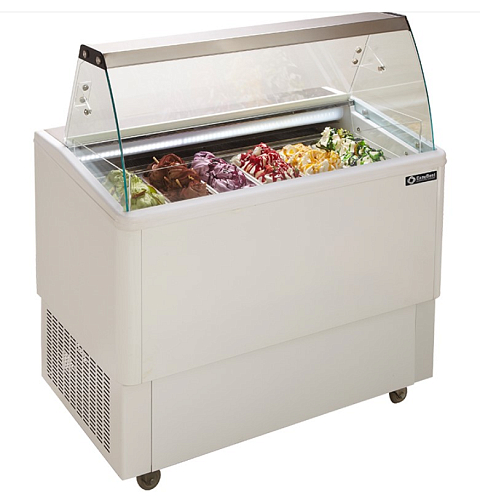 Витрина для мороженого EasyBest SAMOA 9V, цвет белый RAL9010