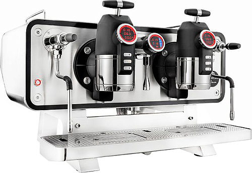 Кофемашина Sanremo Opera 2 низкие гр. стальная-белая