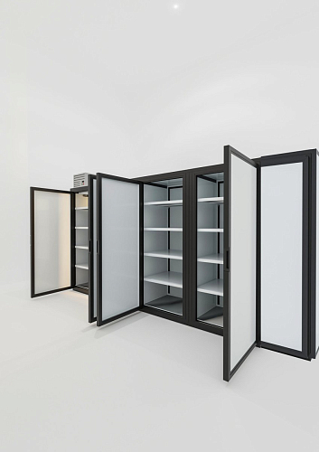 Холодильный шкаф на 5 секций Berk ШХС 4.5 глухой - модель №21