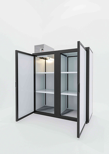 Холодильный шкаф DarkStore на 2 секции Berk ШХС 3.2 глухой - модель №27