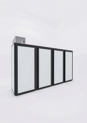 Холодильный шкаф DarkStore на 4 секции Berk ШХС 6.4 глухой - модель №29