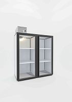 Холодильный шкаф DarkStore с прозрачной дверью на 2 секции Berk ШХС 3.2 стекло - модель №31