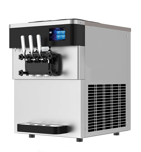 Фризер Koreco SSI 224DIGITAL для мягкого мороженого с помпой, прекулом, ночным хранением