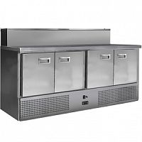 Стол холодильный для пиццы Финист СХСнпц-700-4 (1900х700х1060) (10GN1/3 с крышкой)