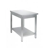 Стол универсальный Luxstahl СПУ-11/7 со сплошной полкой нерж.