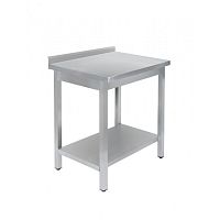 Стол универсальный Luxstahl СПУ-4/7 со сплошной полкой нерж.