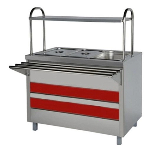 Мармит Онега 2-х блюд МЛОЭ/МВ5/ВН (паровой) (1850*720(1030)*1350)