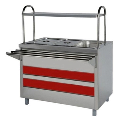 Мармит Онега 2-х блюд МЛОЭ/МВ4/ВН (паровой) (1500*720(1030)*1350)