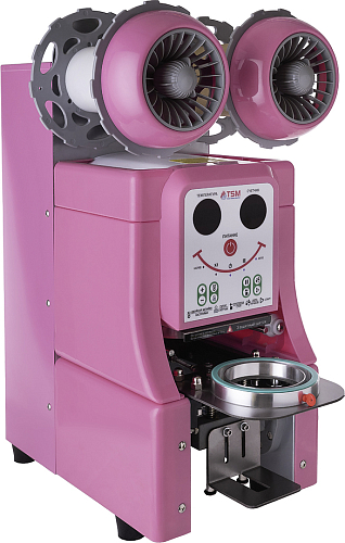 Запайщик для стаканов Turbo Sealing Machine TSM-Q10-90/95 pink