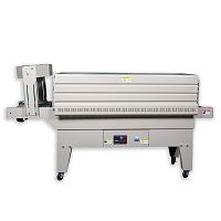 Термоусадочный тоннель Hualian Machinery BS-6535LA для PE пленки (сетчатый конвейер)