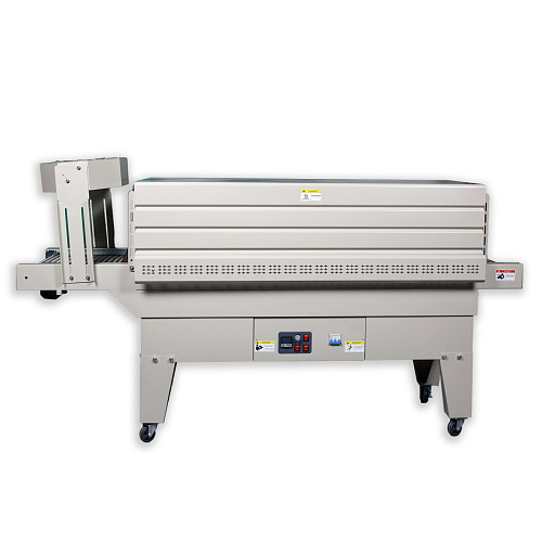 Термоусадочный тоннель Hualian Machinery BS-6535LA для PE пленки (сетчатый конвейер)