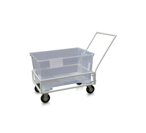 Тележка для белья Вязьма ТП-130, корзина из пластика