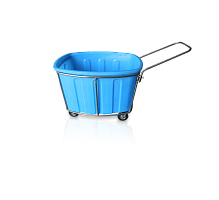 Тележка для белья Вязьма ТП-200, корзина из пластика